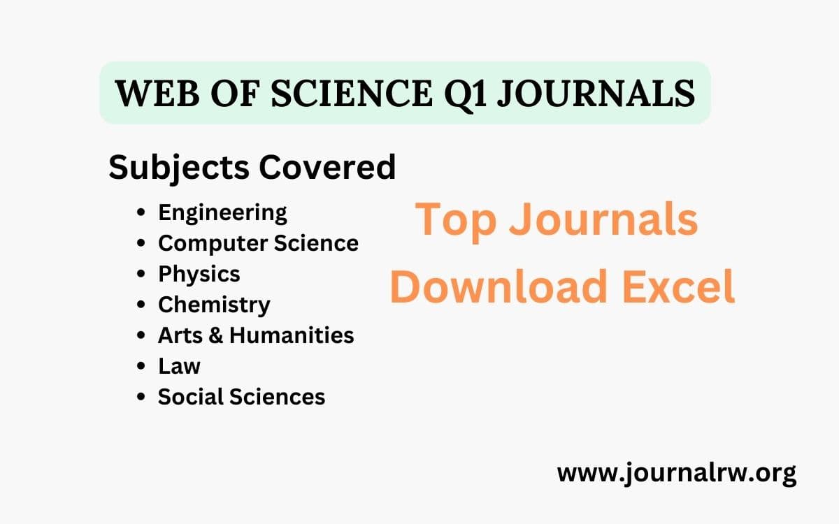 Web of Science Q1 journals